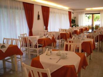 The Breakfast Room at Pegasus Hotel Corfu, Greece